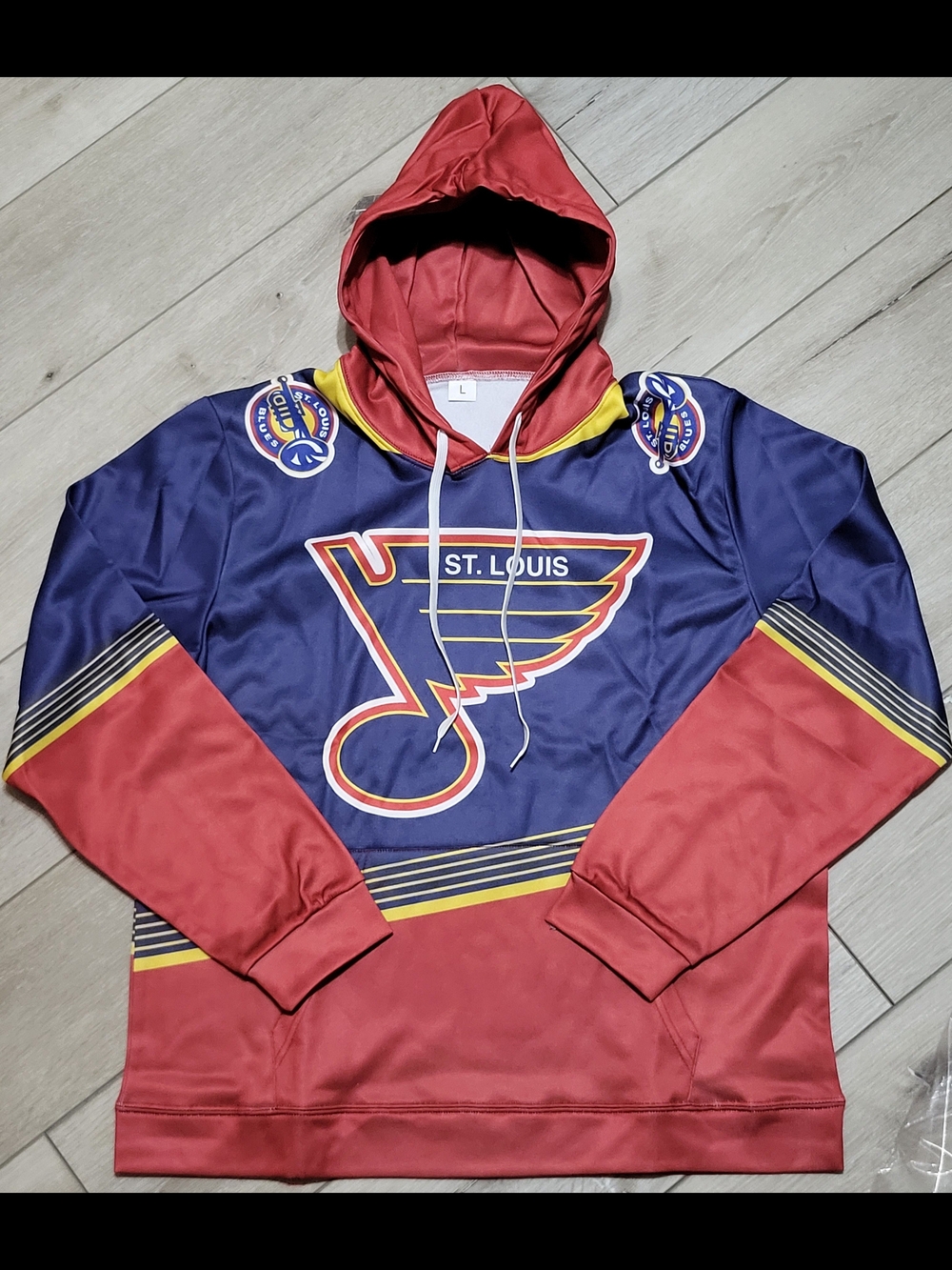 🏒 90's Style St. Louis Blues Pullover Hoodie